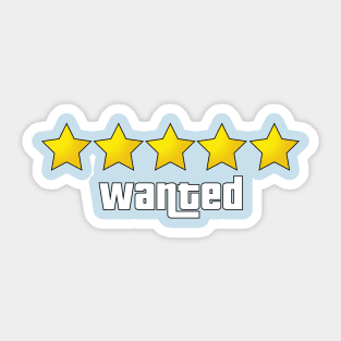 Wanted Sticker